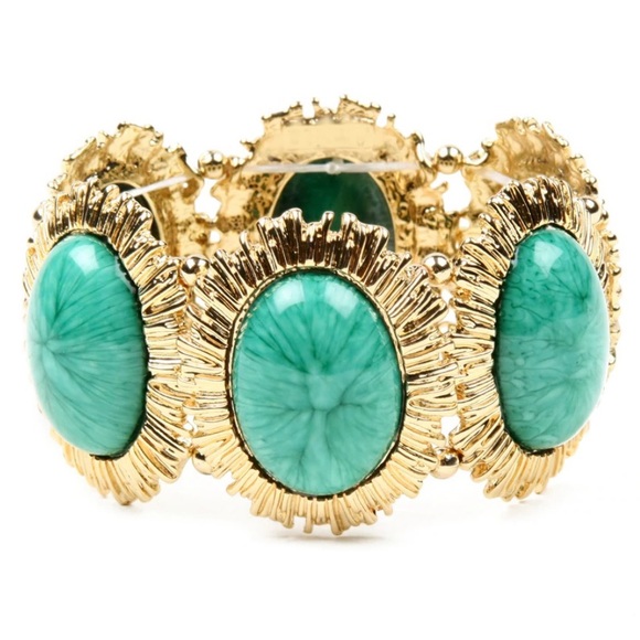 Amrita Singh Jewelry - NWT Gorgeous AMRITA SINGH Turquoise HERA BRACELET